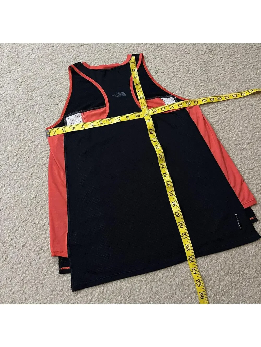 The North Face Womens Red Colorblock Athletic Tank Top Size Medium - Picture 5 of 5